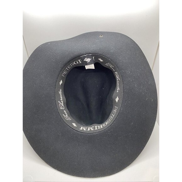 Peter Grimm True Character Black 100% Wool Hat - Picture 15 of 15